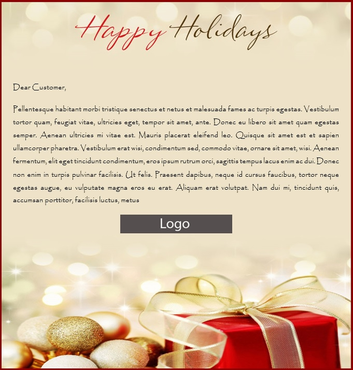 Sending Christmas Emails From Outlook [Free Templates] - Ms intended for Christmas Outlook Email Template
