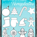 Shrinky Dink Templates Free Printable Pertaining To Christmas Shrinky Dink Template