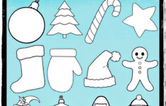 Shrinky Dink Templates Free Printable pertaining to Christmas Shrinky Dink Template