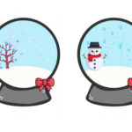 Snow Globe Template Free Pdf   Eduflakes Intended For Christmas Snow Globe Template