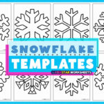 Snowflake Templates (Free Printables)   Superstar Worksheets Intended For Christmas Snowflake Template