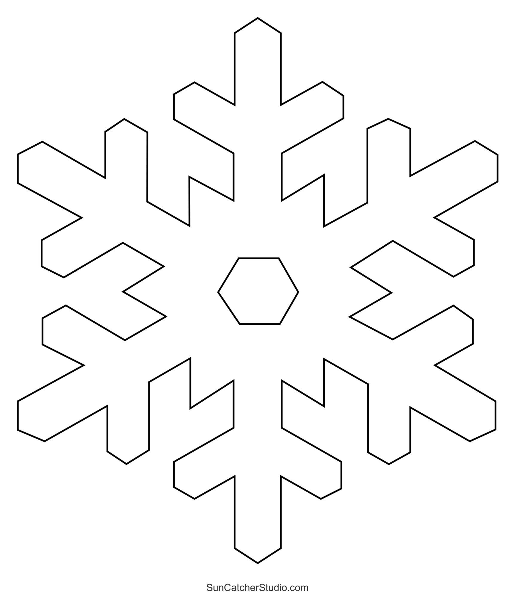 Snowflake Templates (Printable Stencils And Patterns) – Free with Christmas Snowflake Template Printable