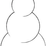 Snowman Cut Out Pattern   10 Free Pdf Printables | Printablee Throughout Christmas Snowman Template Free