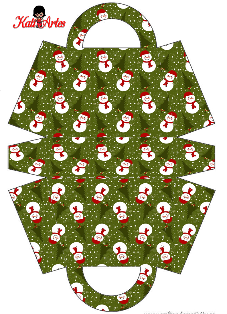 Snowman: Free Printable Paper Purse Or Paper Bag. - Oh My Fiesta with Christmas Paper Bag Template