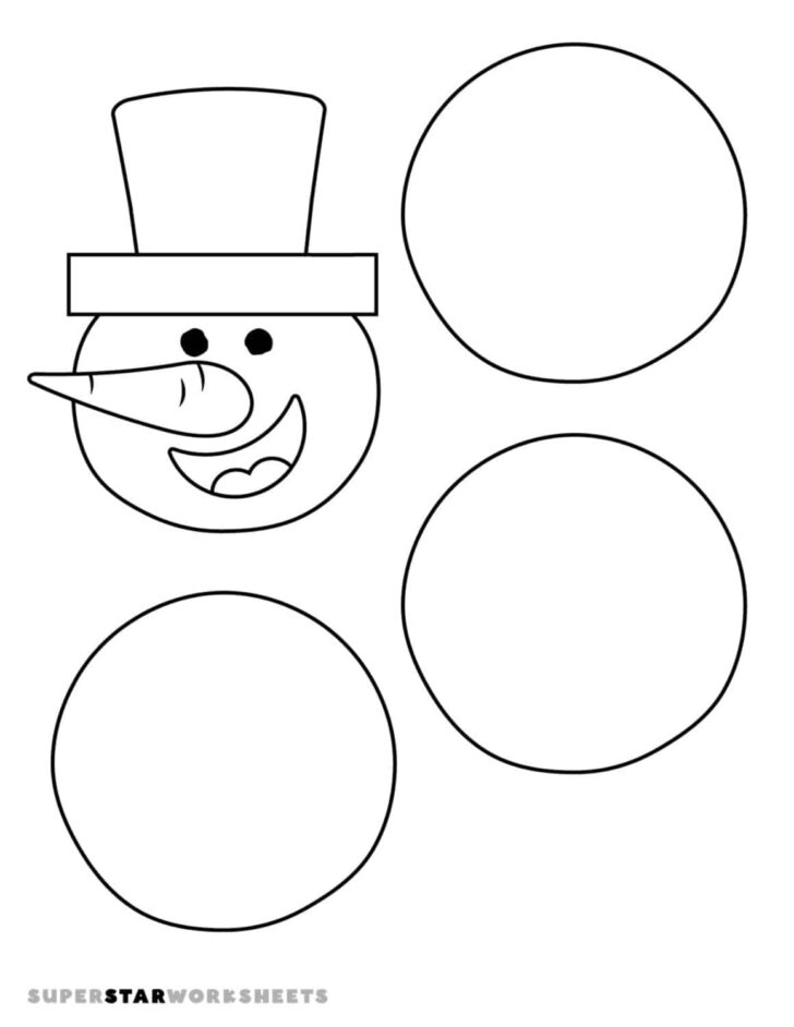 Christmas Snowman Template Free Christmas Snowman Template Free