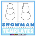 Snowman Templates (Free Printables)   Superstar Worksheets Inside Christmas Snowman Template Free