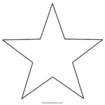 Star Patterns And Templates (Stencils And Clip Art Designs) – Free Intended For Christmas Star Template Large