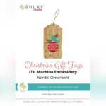 Stickdesign Christmas Gift Tags: Nordic Ornament (Download) With Christmas Ornament Gift Tag Template