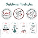 Stock Illustration „Christmas Labels And Stickers Design With Within Christmas Label Stickers Template