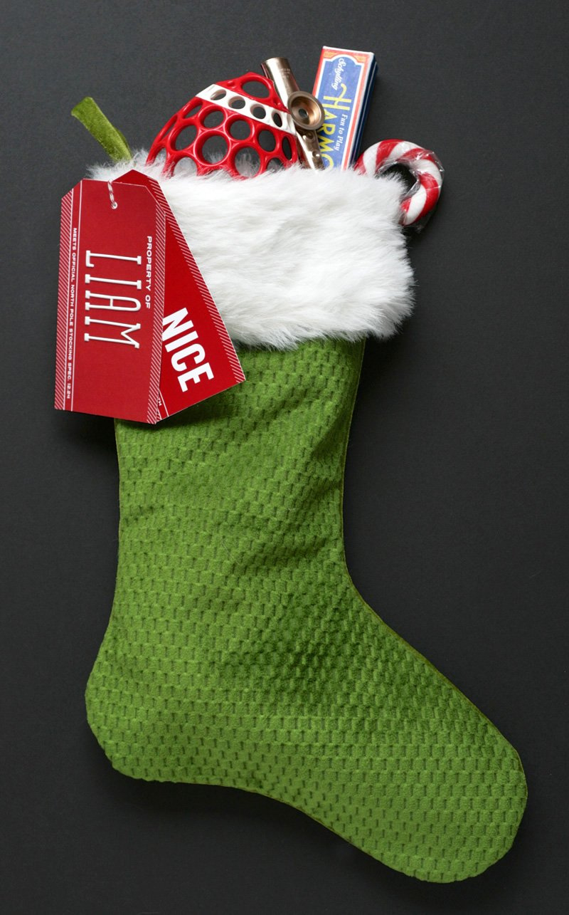 Stocking Tags + 12 Free Christmas Printables - Paging Supermom pertaining to Christmas Stocking Name Tag Template