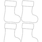 Stocking Template   Free Printable   Childhood Magic Inside Christmas Stocking Cut Out Template