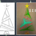 Student Made Holiday String Art Gift With Christmas String Art Template