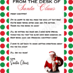 The Cutest Letters From Santa   Cassie Smallwood In Christmas Letter From Santa Template Free