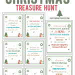 The Ultimate Christmas Treasure Hunt + Free Printable Within Christmas Treasure Hunt Template