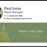 Top 10 Christmas Email Signature Templates | Exclaimer Pertaining To Christmas Signature Email Template Free
