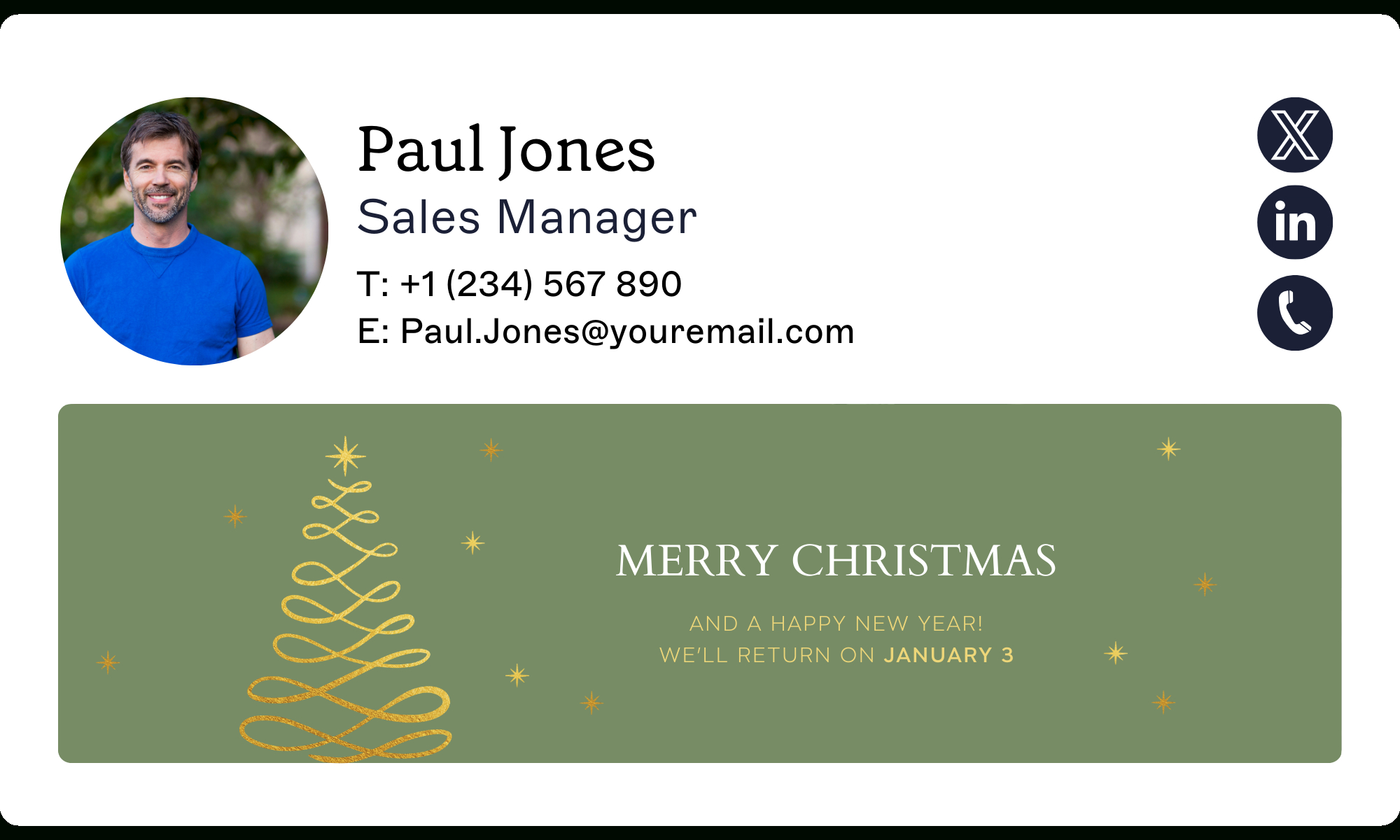 Top 10 Christmas Email Signature Templates | Exclaimer pertaining to Christmas Signature Email Template Free
