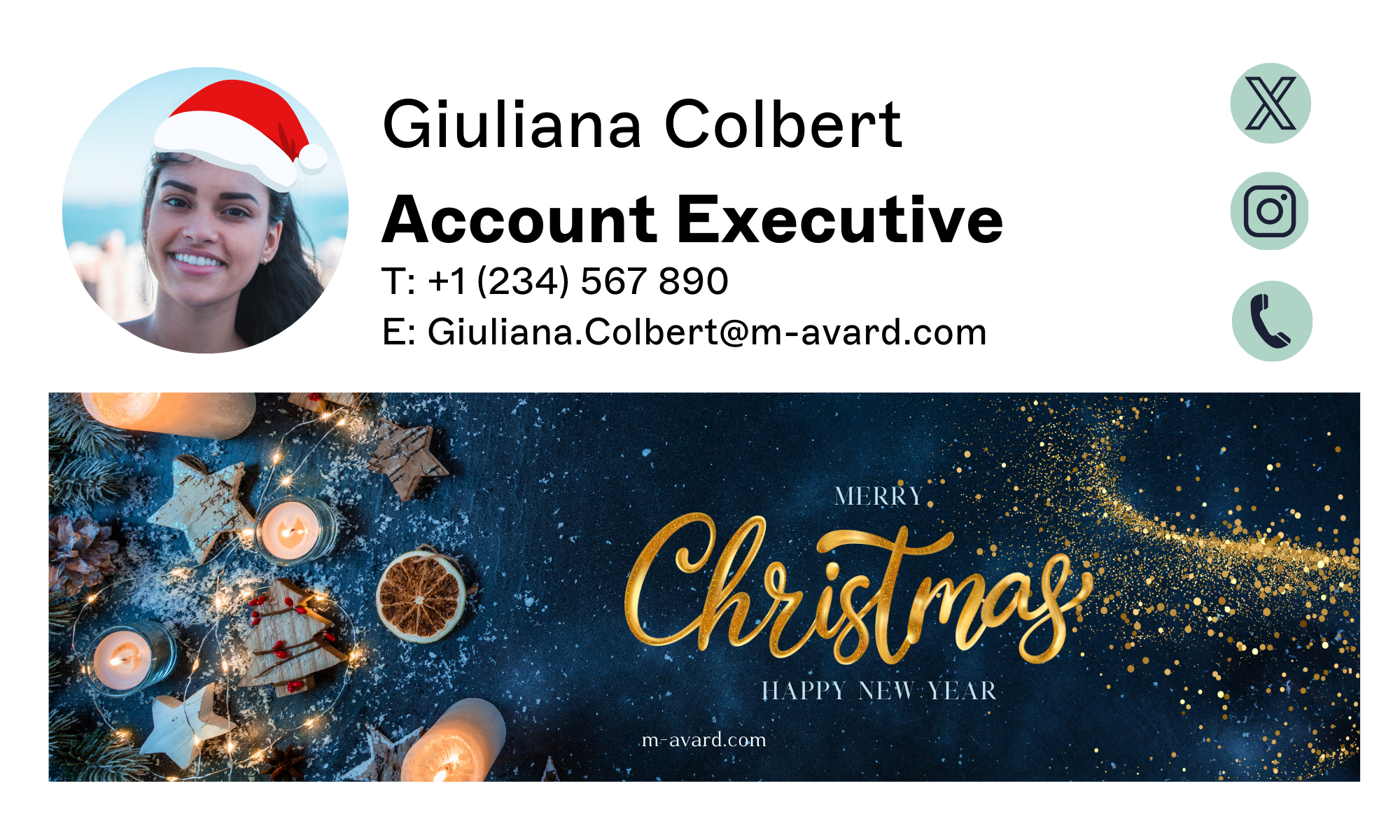 Top 10 Christmas Email Signature Templates | Exclaimer regarding Christmas Signature Email Template Free