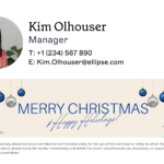 Top 10 Christmas Email Signature Templates | Exclaimer Throughout Christmas Signature Email Template Free