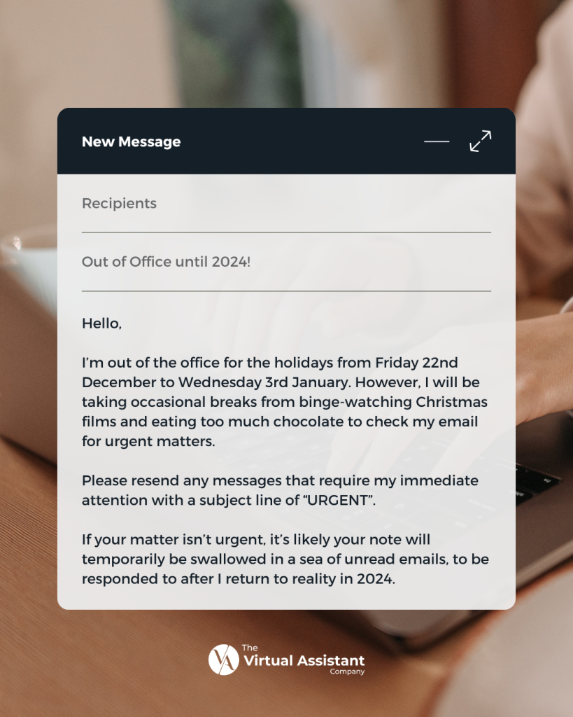 Unique Christmas Out Of Office Templates | Copy + Paste in Christmas Out Of Office Template