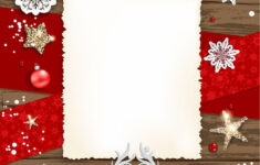 Vertical Holiday Poster Vector Image On Vectorstock throughout Christmas Template For Pictures