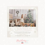 White Christmas Mini Sessions Template – Strawberry Kit Regarding Christmas Mini Template Free