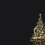 White Light Christmas Tree Keynote Theme | Free Iwork Templates With Christmas Lights Website Template