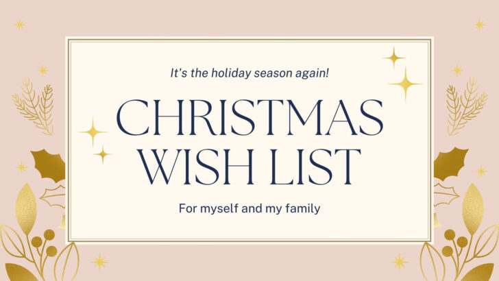 Christmas List Template Slideshow Christmas List Template Slideshow