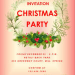 Word Of Christmas Invitation.docx | Wps Free Templates For Christmas Invitation Download Template Free