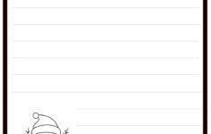 Write To Santa: Free Printable Letter Templates For Kids – Eduflakes regarding Christmas Letter Template Black And White