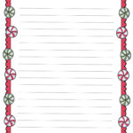 Xmas Stationery Printable   Printable Party Favors With Christmas Stationery Template Free Printable