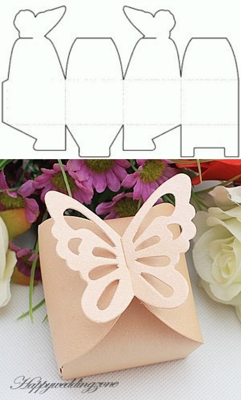 10 Beautiful Diy Patterns Of Candy Gift Box