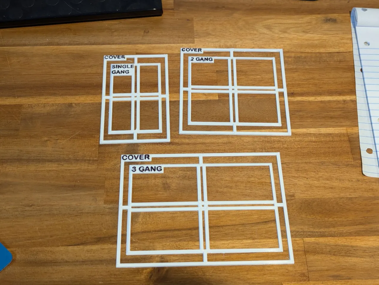 1060853 Electrical Box Cutout Templates