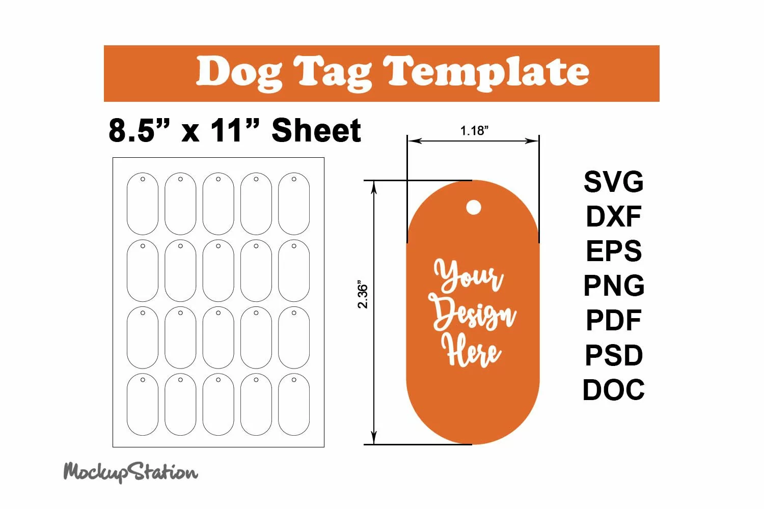 1927004 Dog Tag Template Svg Printable Tag I Pet Tag Psd 8