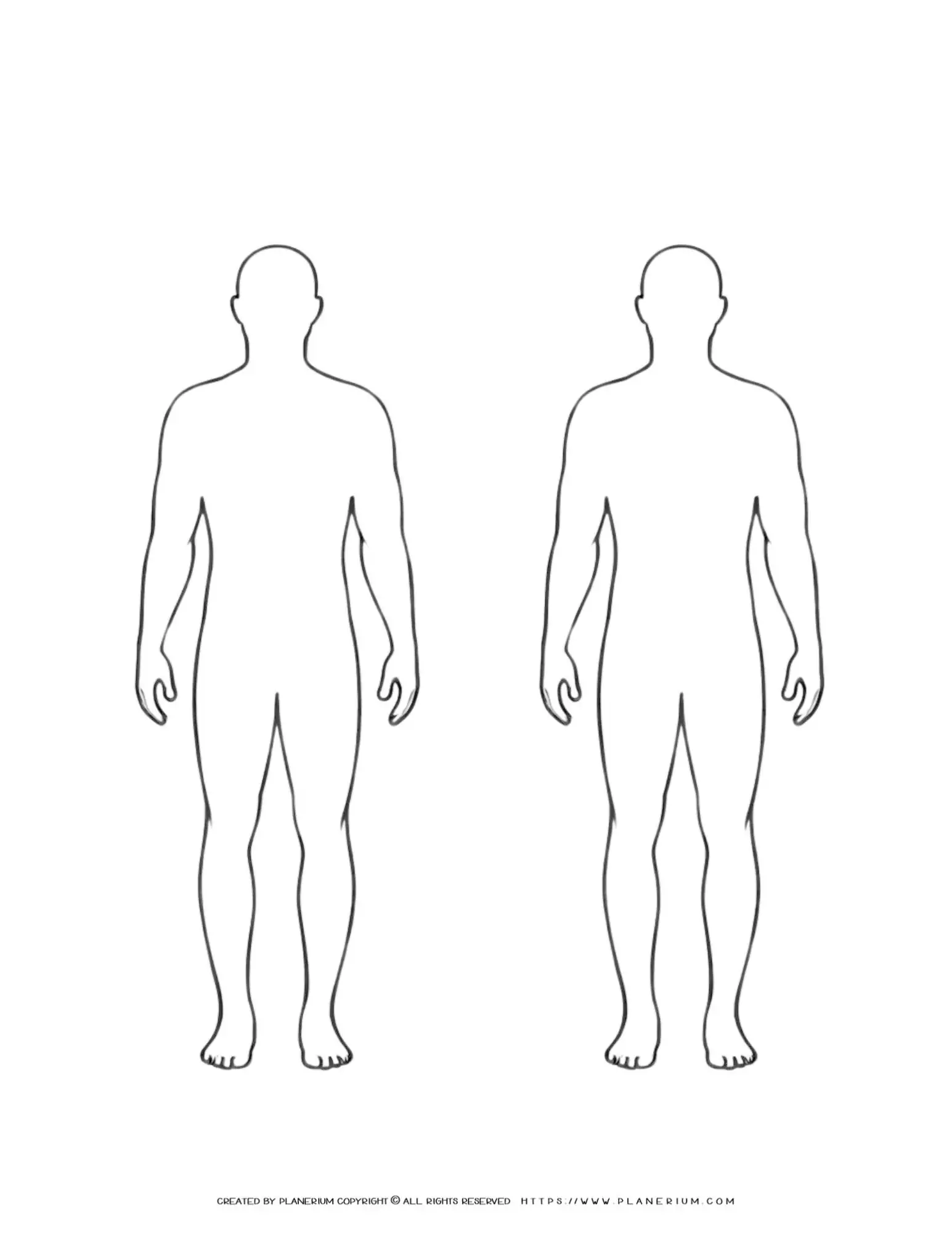 free printable body outline template free printable body outline template