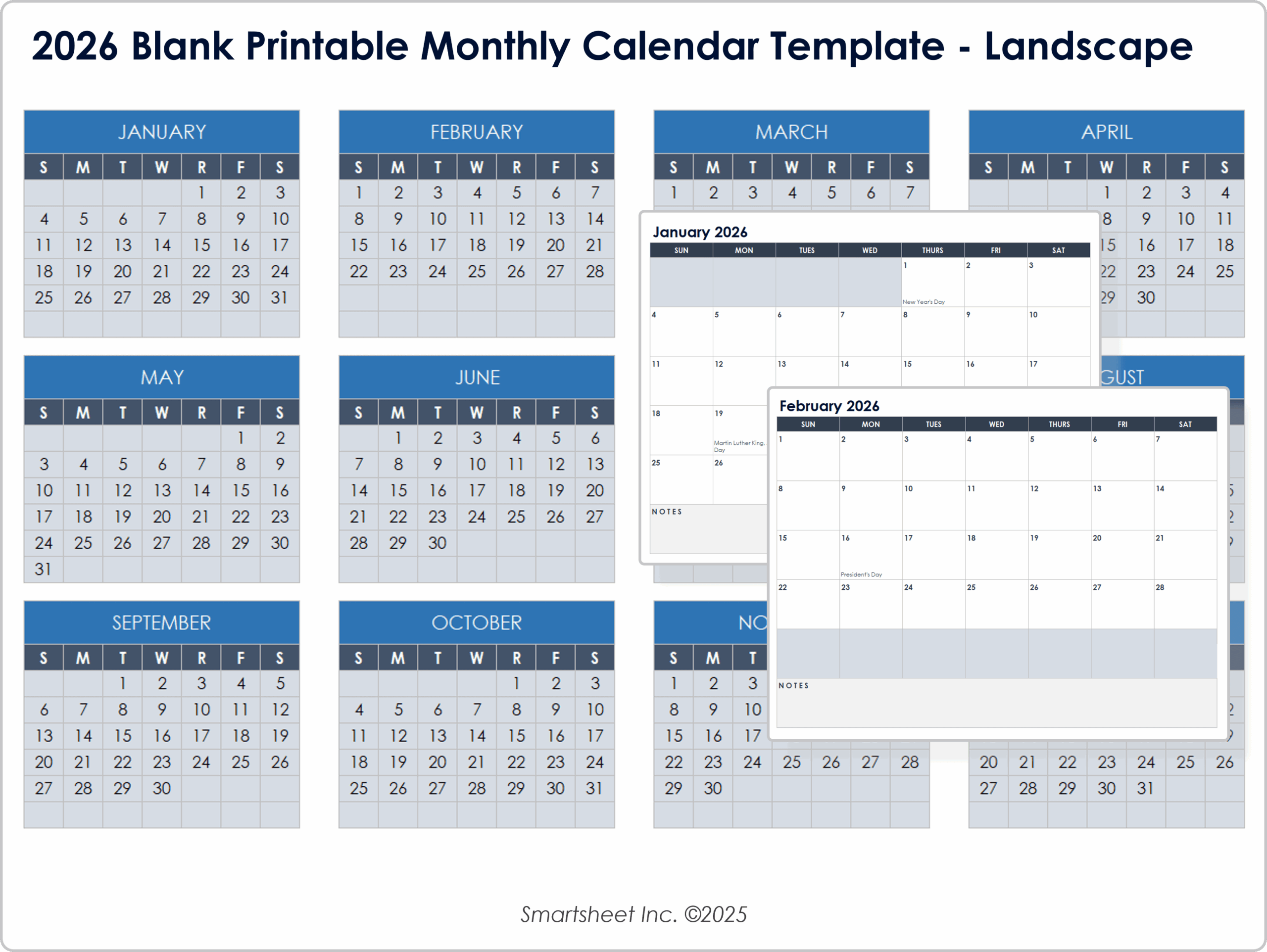 20 Free Calendar Templates Work Personal Planning