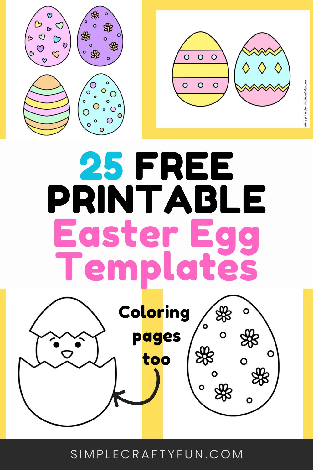 free printable easter egg template