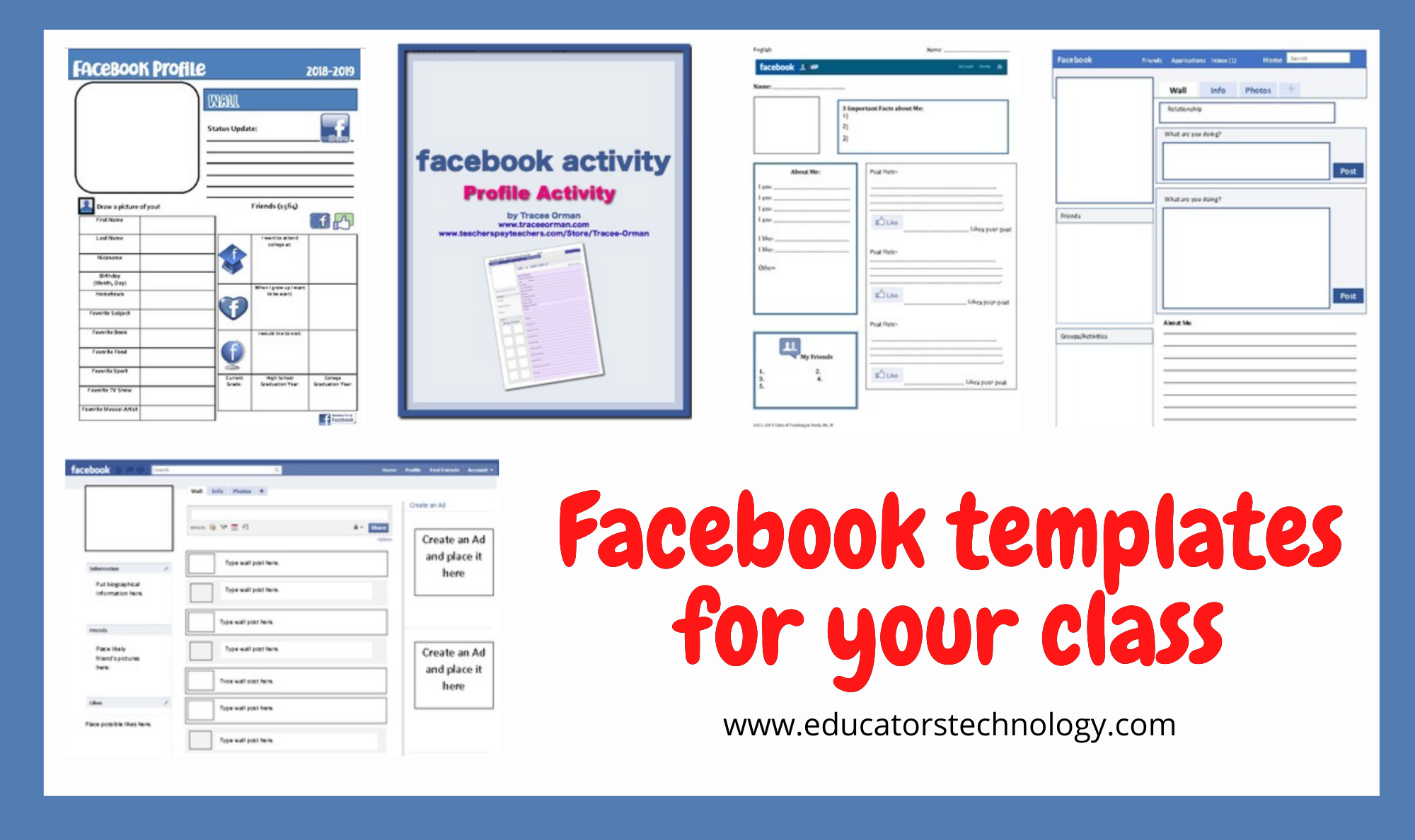 3 Awesome Facebook Templates For Your
