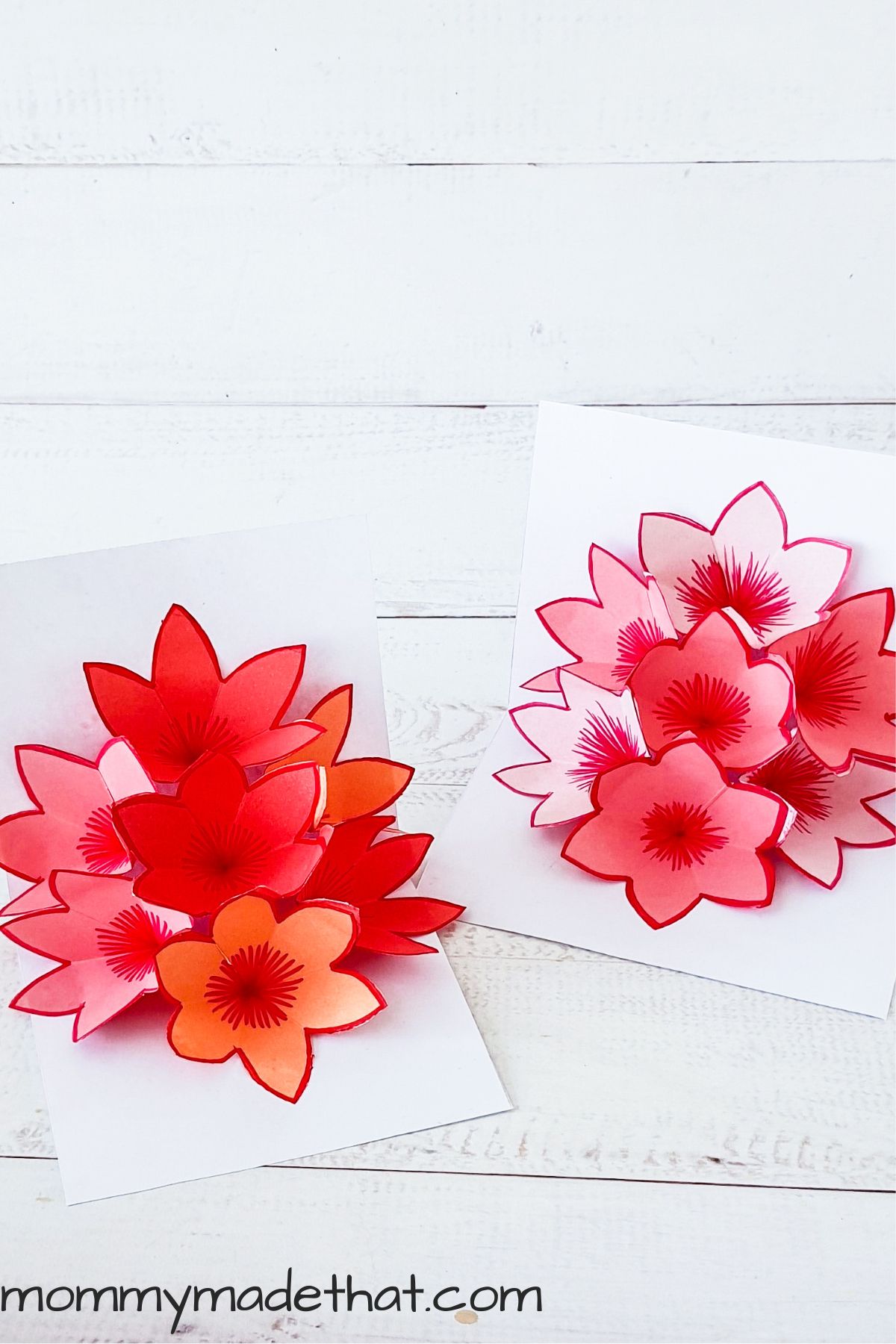 3d Flower Pop Up Card