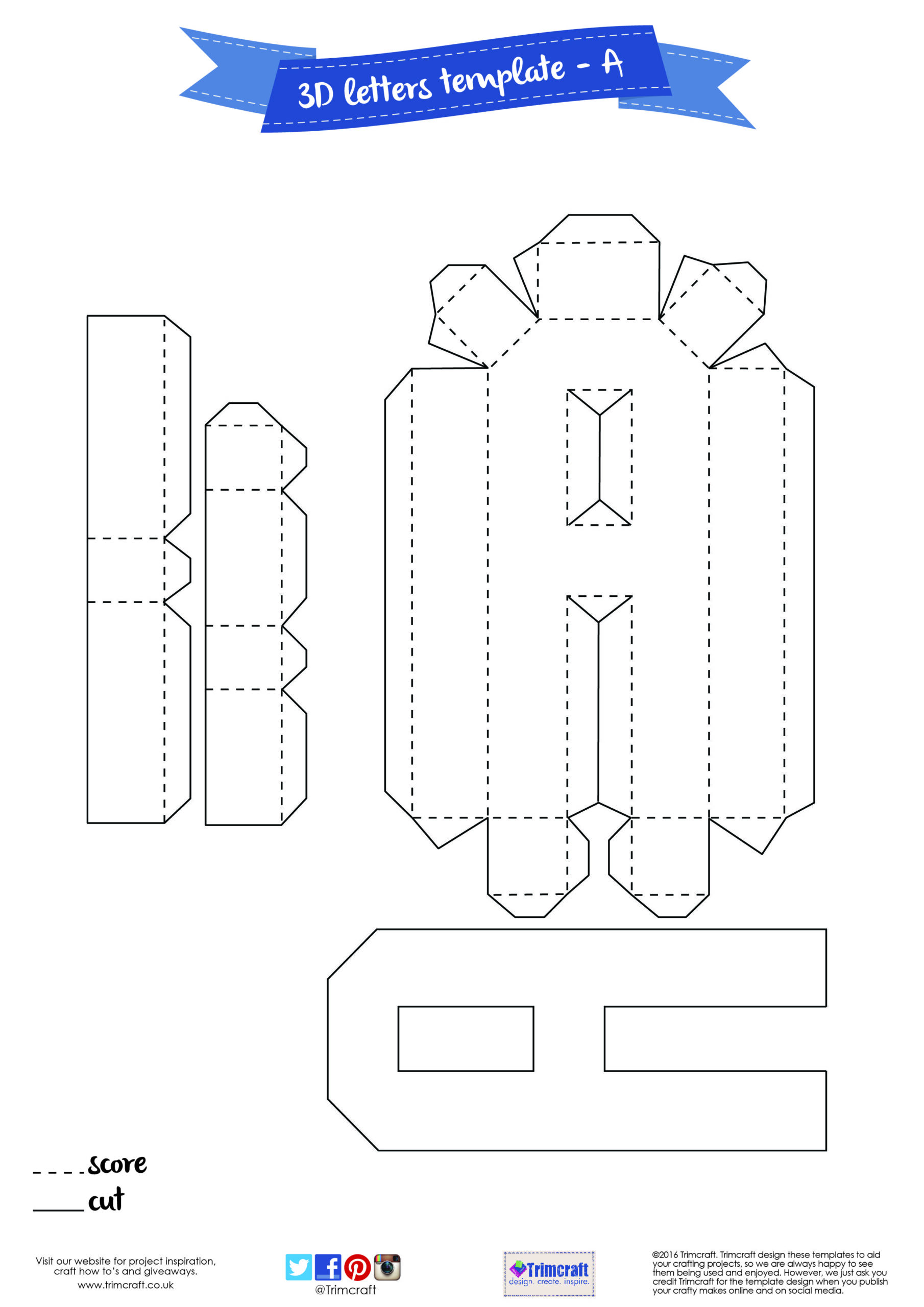 3d Letter Template 3d Letter Template
