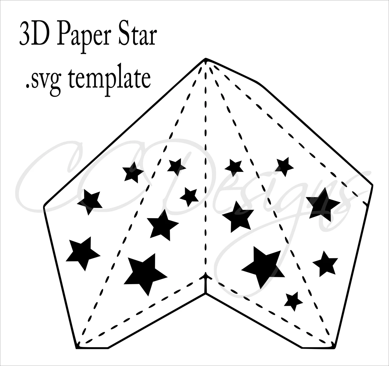 3d Paper Star Templates