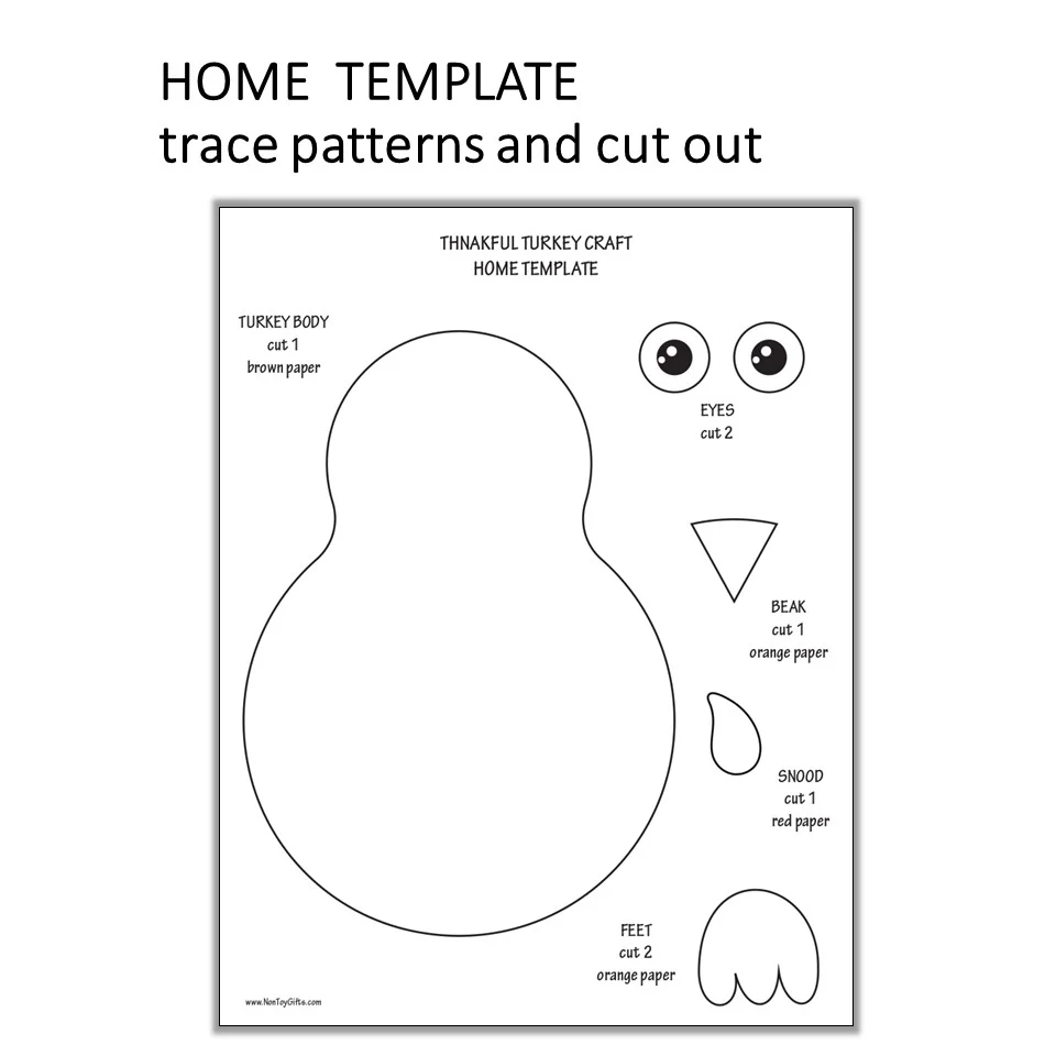 turkey snood template turkey snood template
