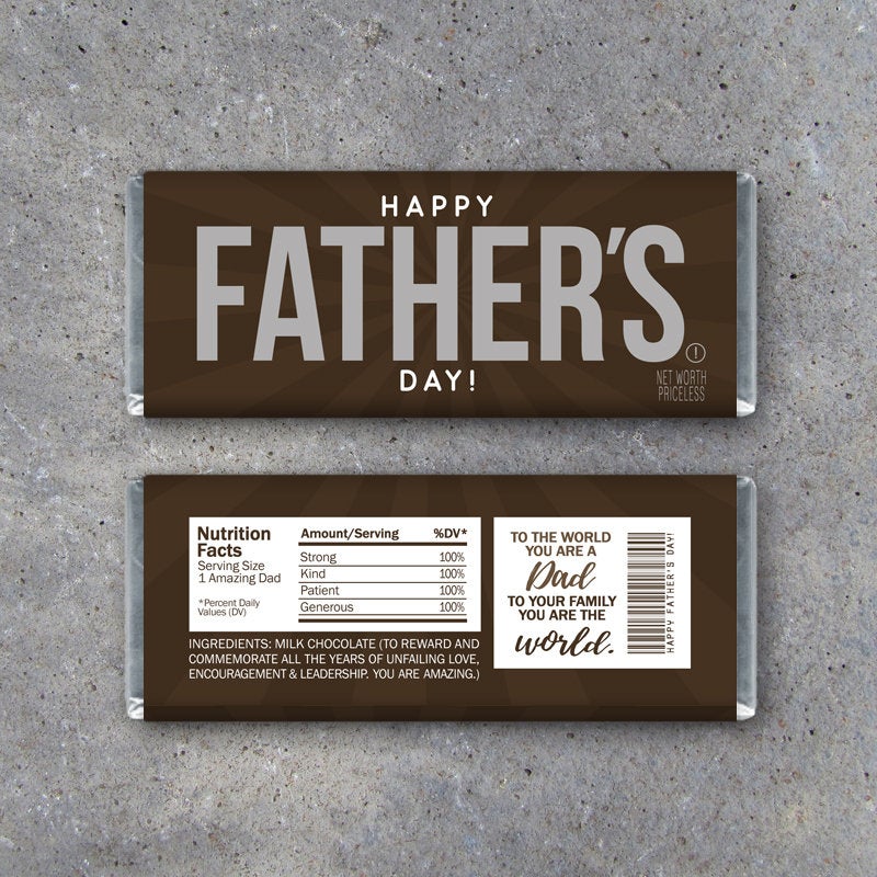 free printable fathers day candy bar wrappers template