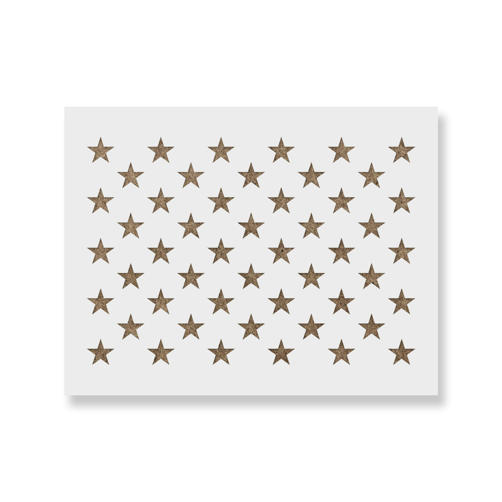50 Stars Stencil