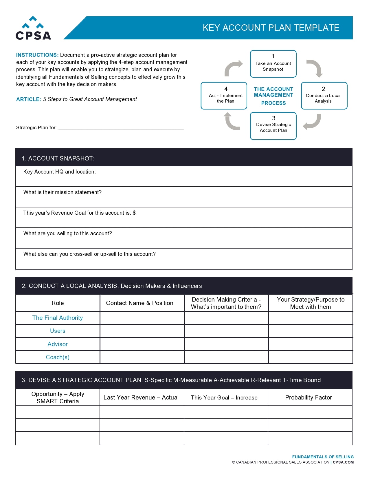 Account Plan Account Plan