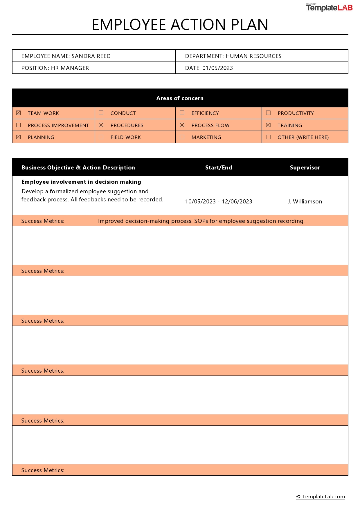 Action Plan Template Action Plan Template