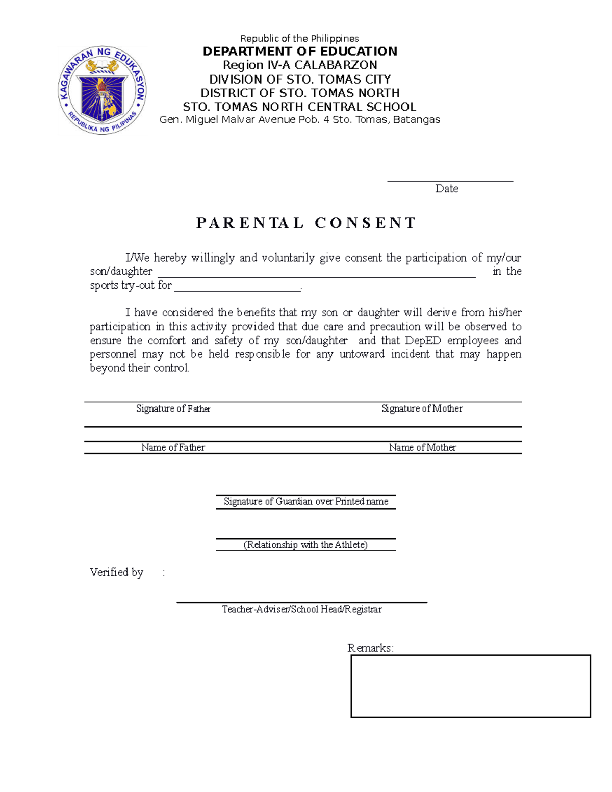 Affidavit Of Solo Parent Affidavit Of Solo Parent