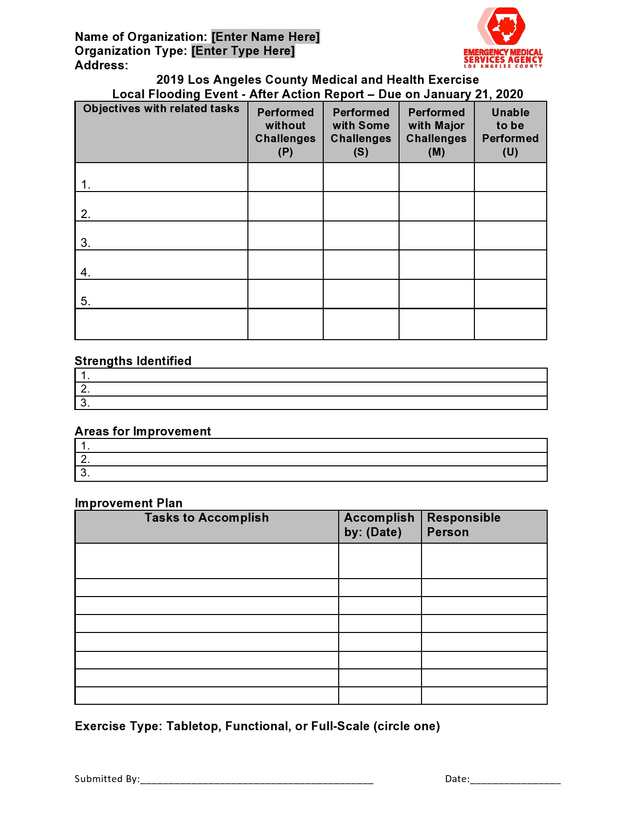 After Action Report After Action Report