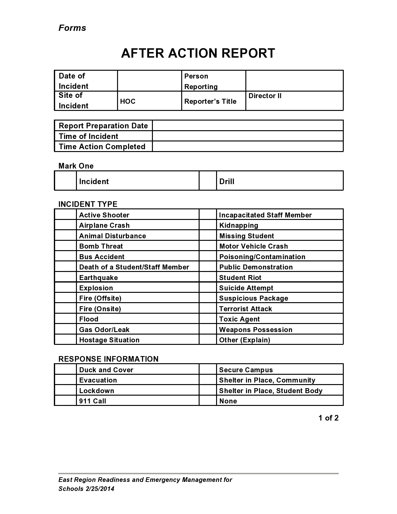after action report template sample after action report template sample