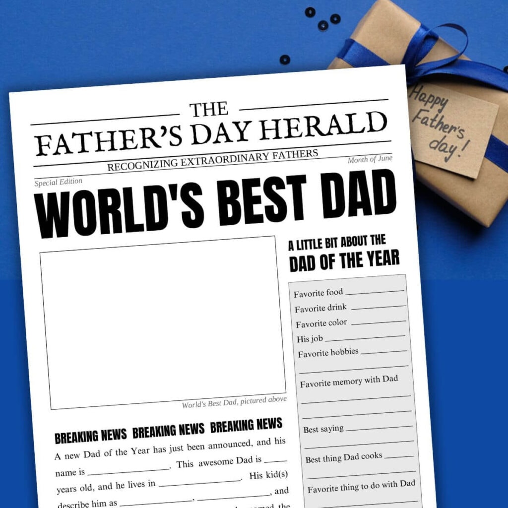free printable fathers day template free printable fathers day template