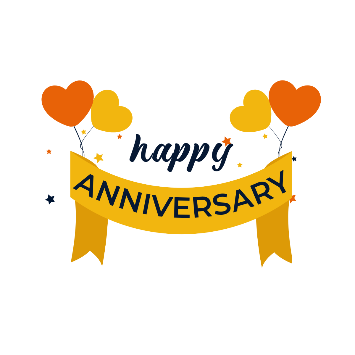 Anniversary Banner Vector